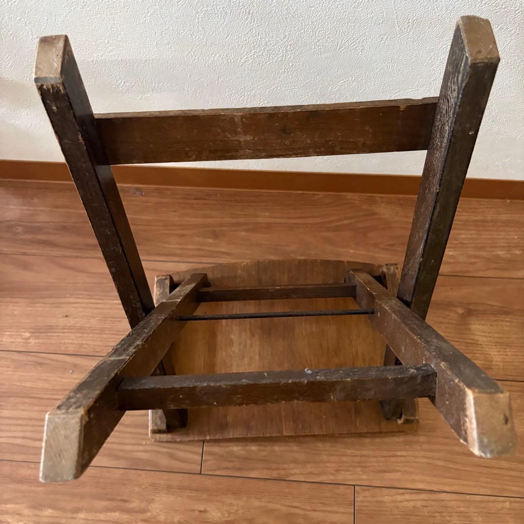 希少　ヴィンテージ RICCAR リッカー　折りたたみスツール　椅子　ミシン