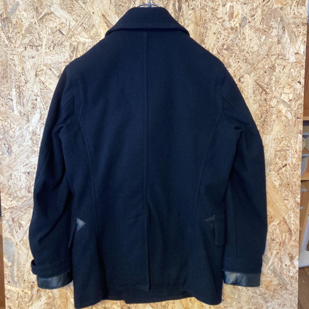 【希少】ナイジェルケーボン ピーコート 48 レザー切替 Pコート