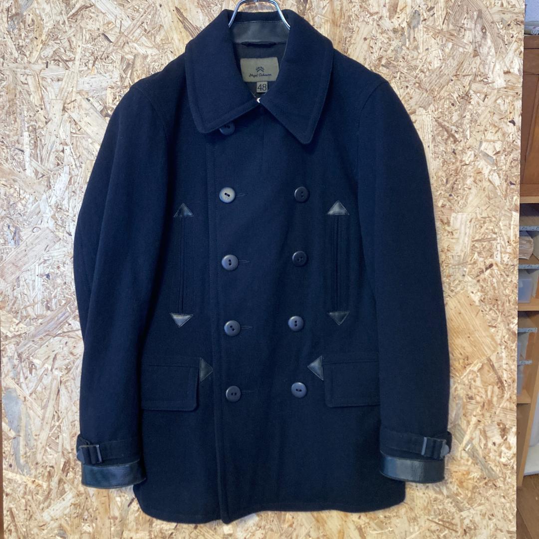 【希少】ナイジェルケーボン ピーコート 48 レザー切替 Pコート