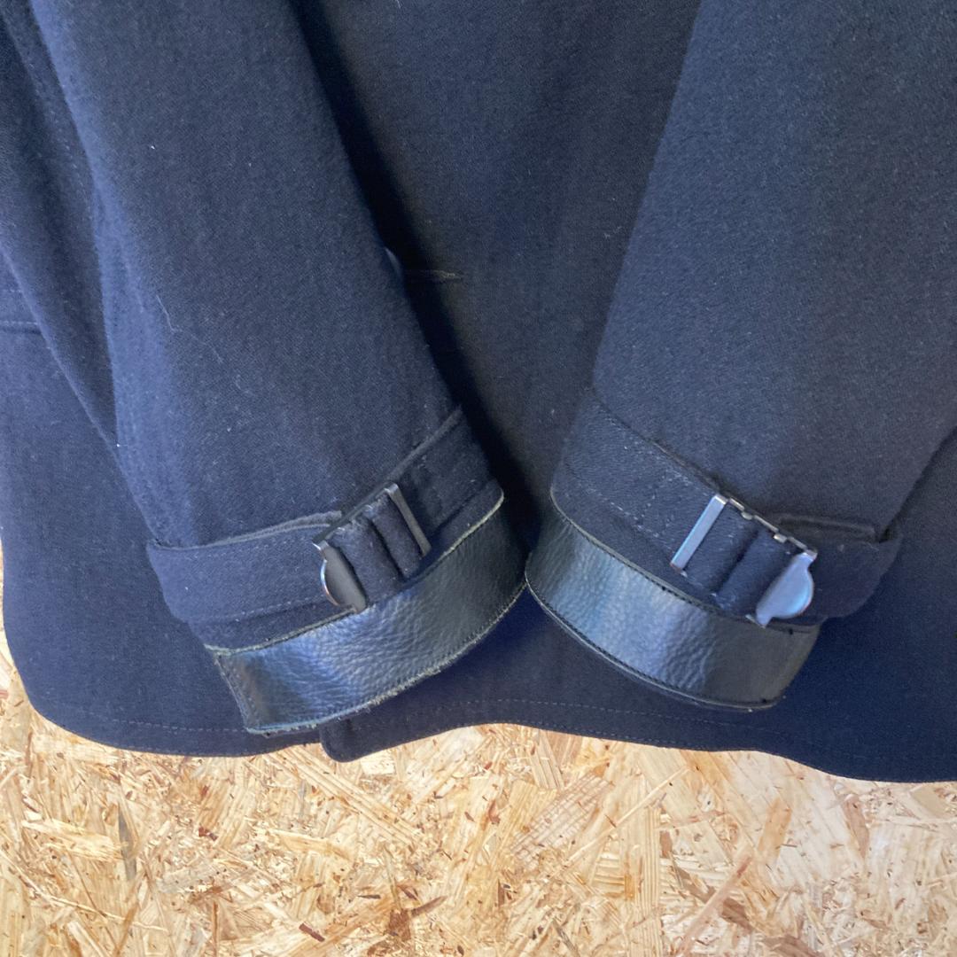 【希少】ナイジェルケーボン ピーコート 48 レザー切替 Pコート