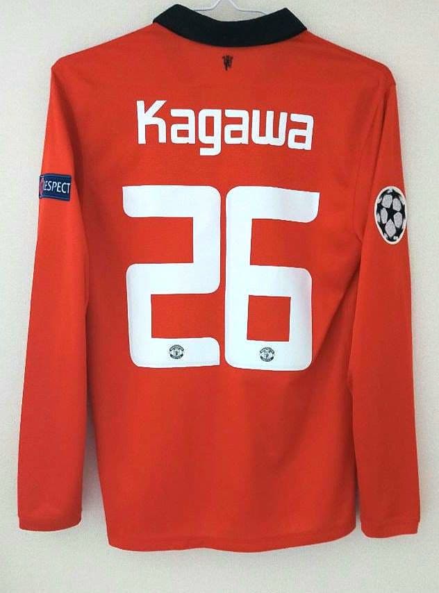 【200.】マンU 香川真司 13/14 CL仕様ユニフォーム Sサイズ