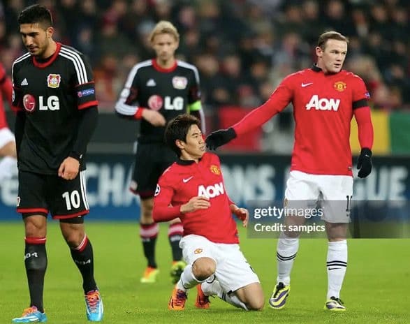 【200.】マンU 香川真司 13/14 CL仕様ユニフォーム Sサイズ