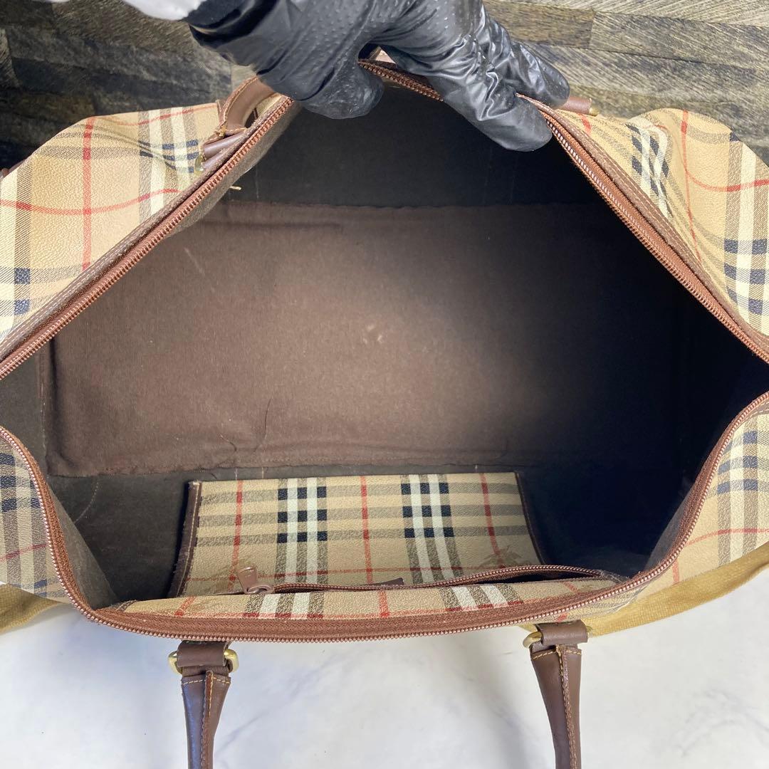 BURBERRY ノバチェック PVC 2way ボストンバッグ