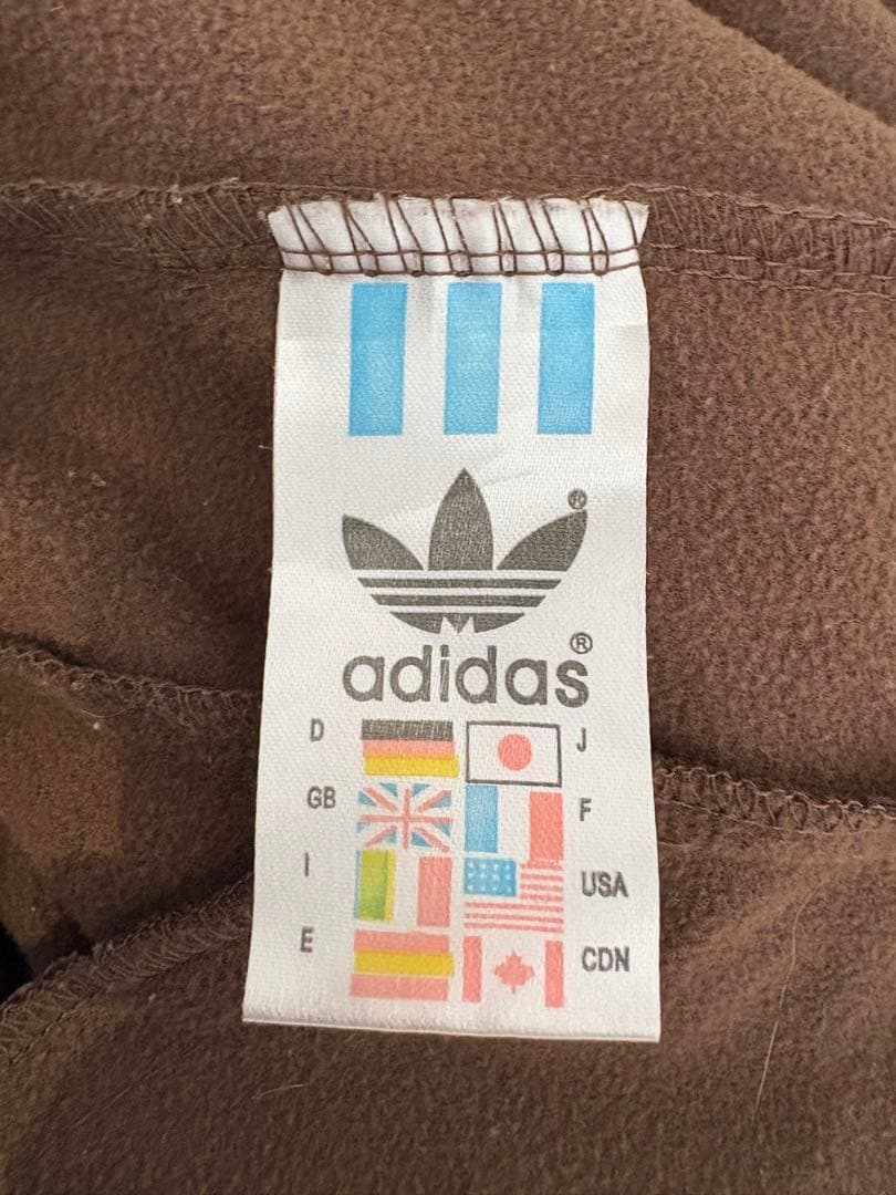 【adidas】00s トラックジャケット　ブラウン　ゴールド　Mサイズ