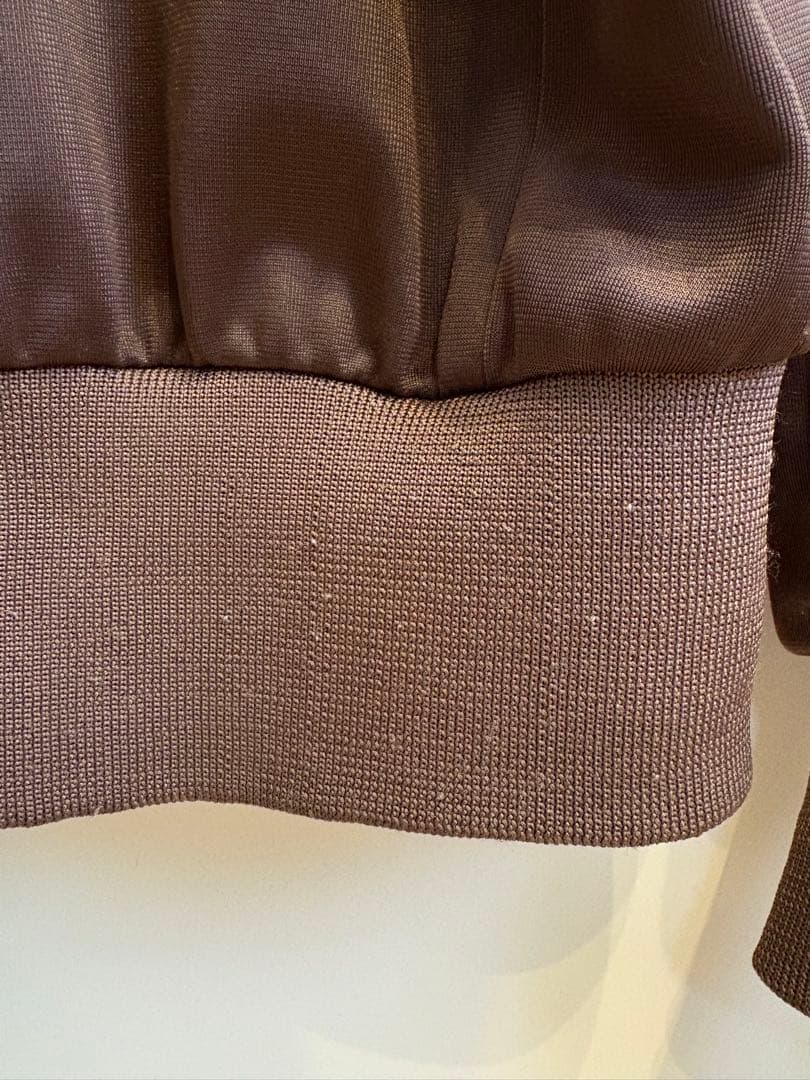 【adidas】00s トラックジャケット　ブラウン　ゴールド　Mサイズ