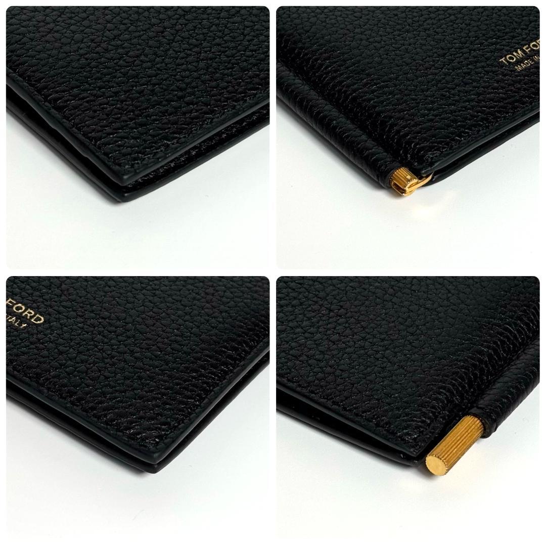 小物 TOM FORD SOFT LEATHER MONEY CLIP WALLET