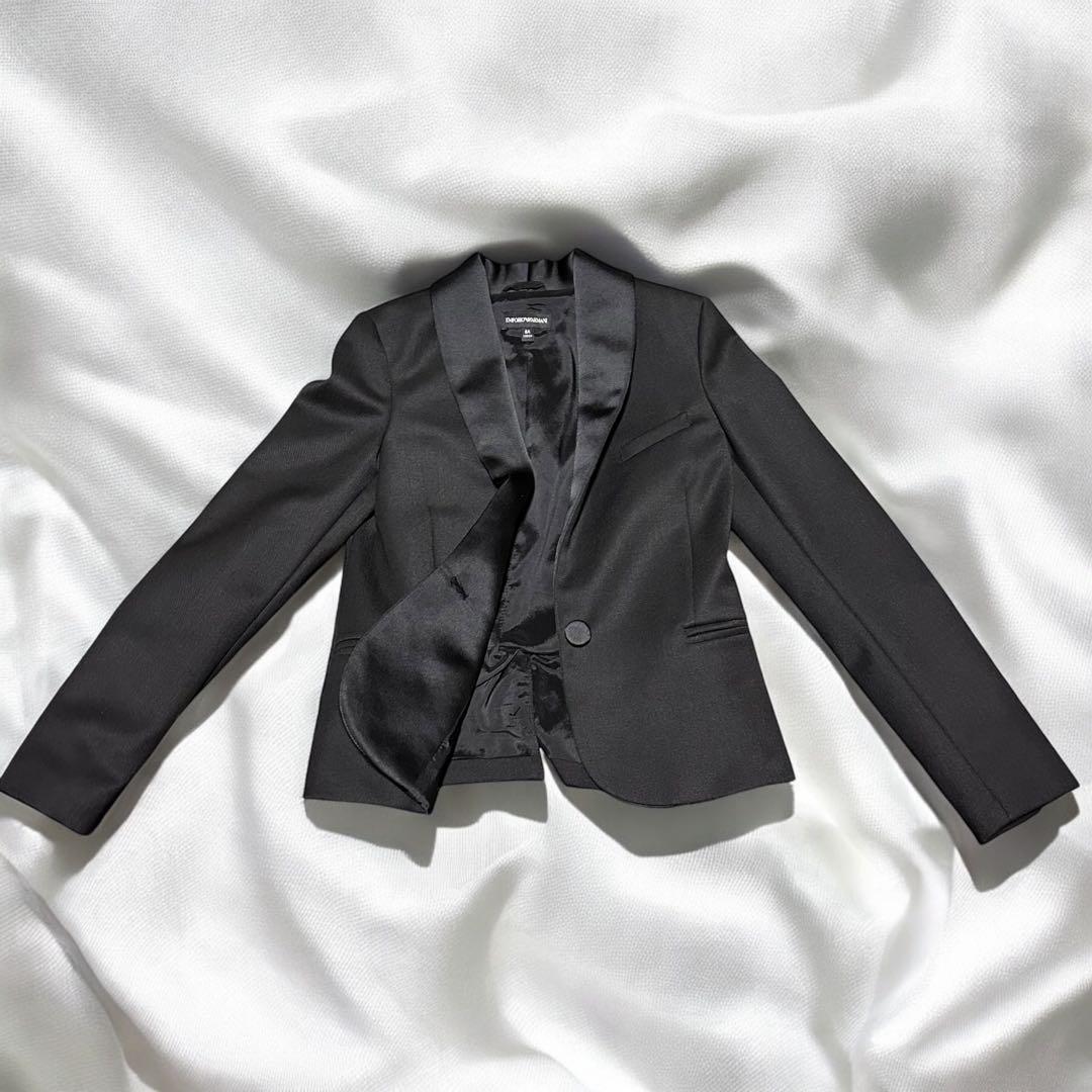 【極美品】エンポリ アルマーニ KIDS ブラック ジャケット 130cm 8A