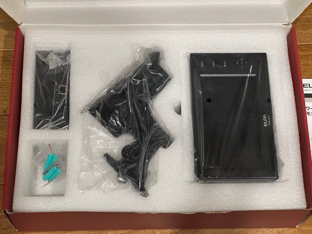 ELPAワイヤレスカメラ&モニターcms-7110朝日電器モニター新品未使用