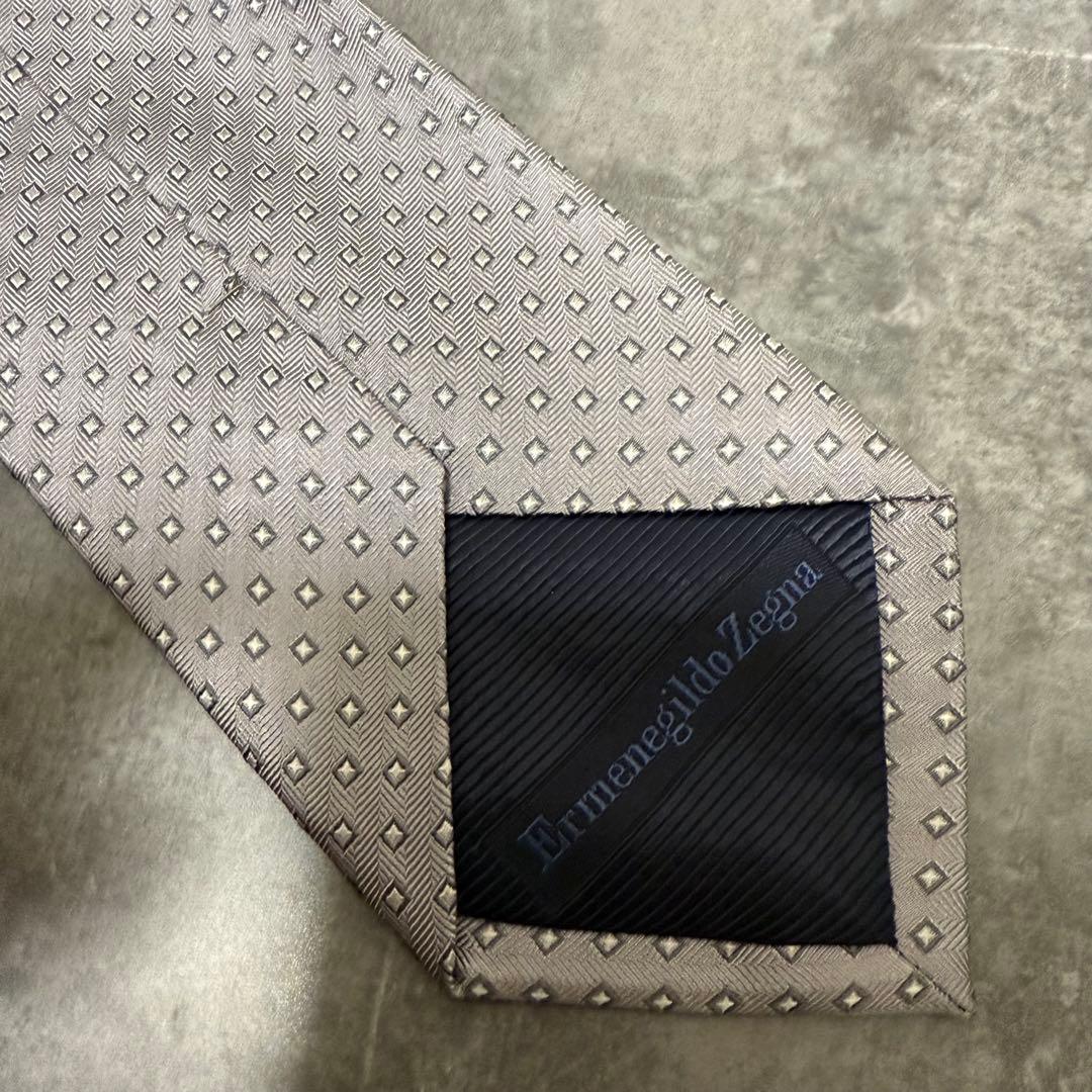 【✨極美品✨】Ermenegildo Zegna ネクタイ シルバー 結婚式