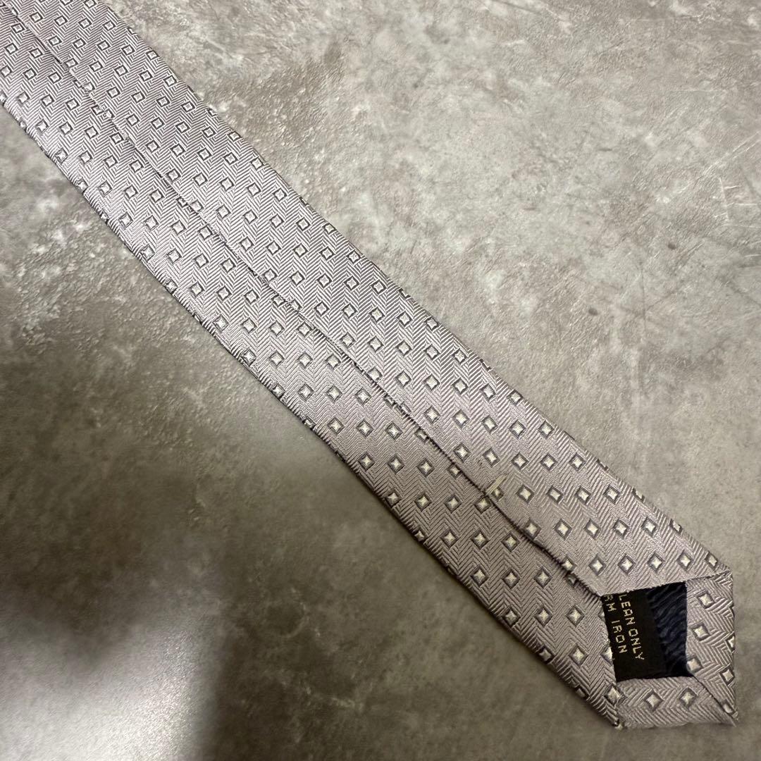 【✨極美品✨】Ermenegildo Zegna ネクタイ シルバー 結婚式