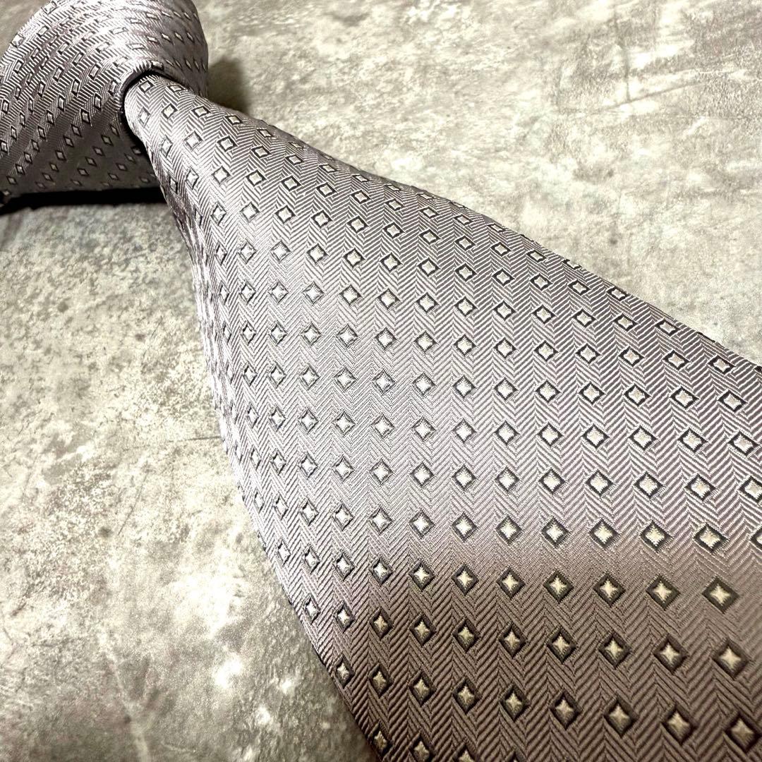 【✨極美品✨】Ermenegildo Zegna ネクタイ シルバー 結婚式