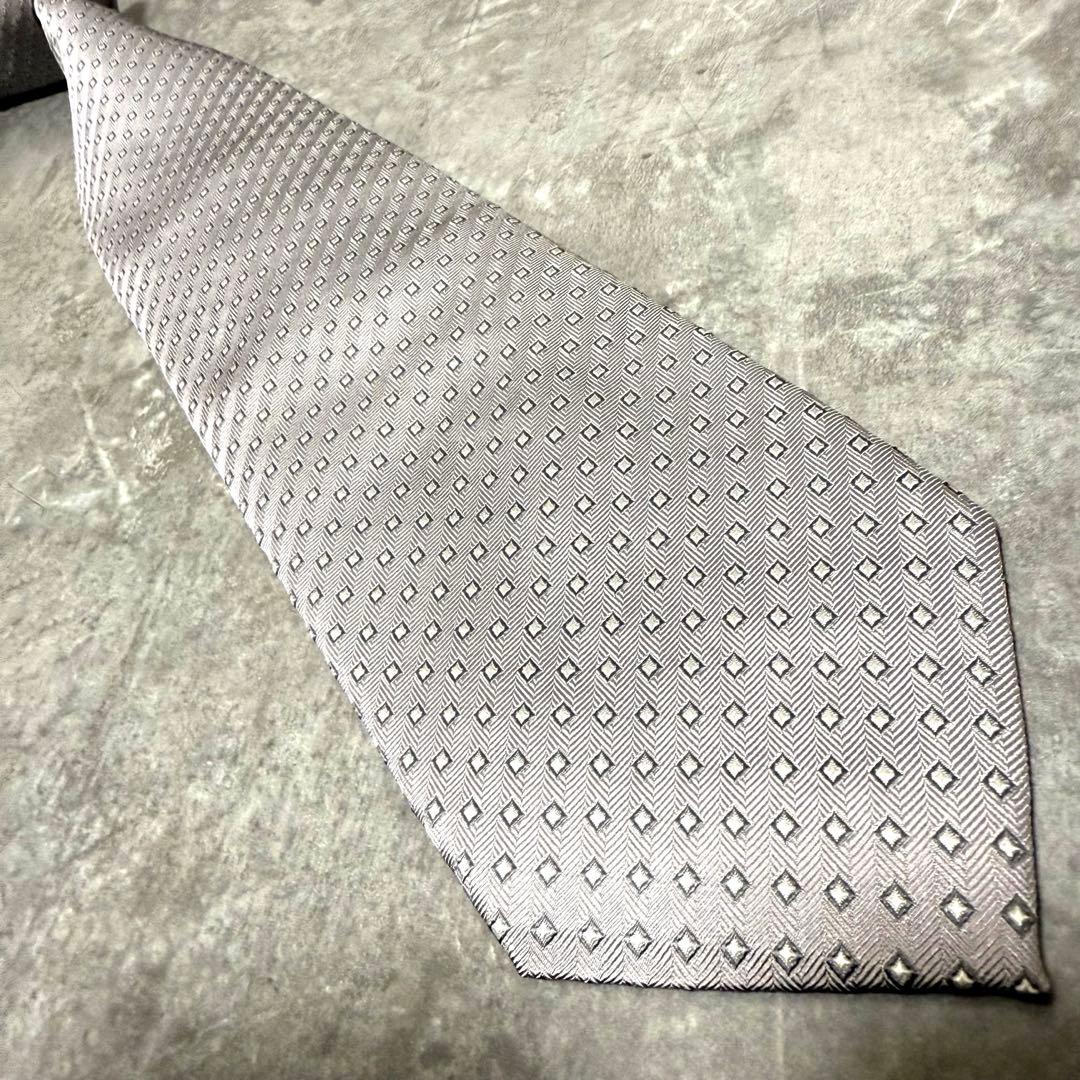 【✨極美品✨】Ermenegildo Zegna ネクタイ シルバー 結婚式