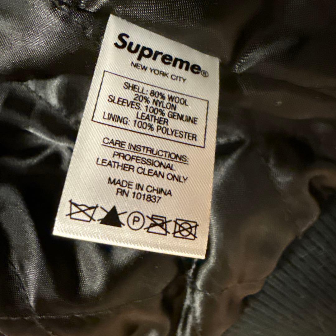Supreme 20AW バーシティ ジャケット スタジャン 黒 正規品