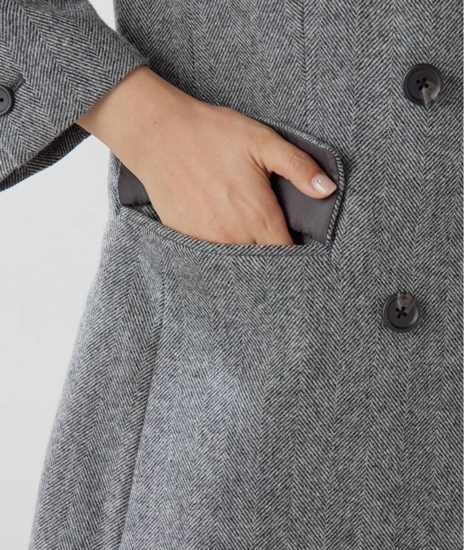 ウィムガゼットBOXEY ジャケット　グレー　フリーサイズ