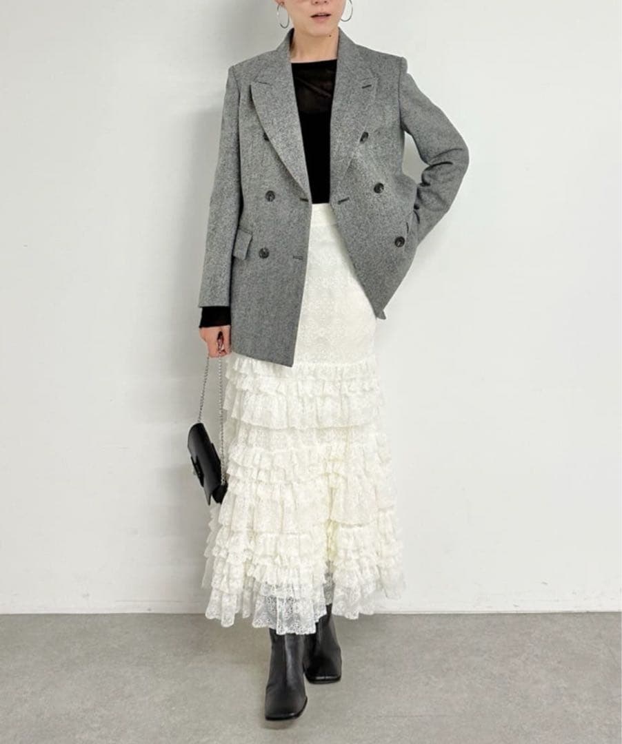 ウィムガゼットBOXEY ジャケット　グレー　フリーサイズ