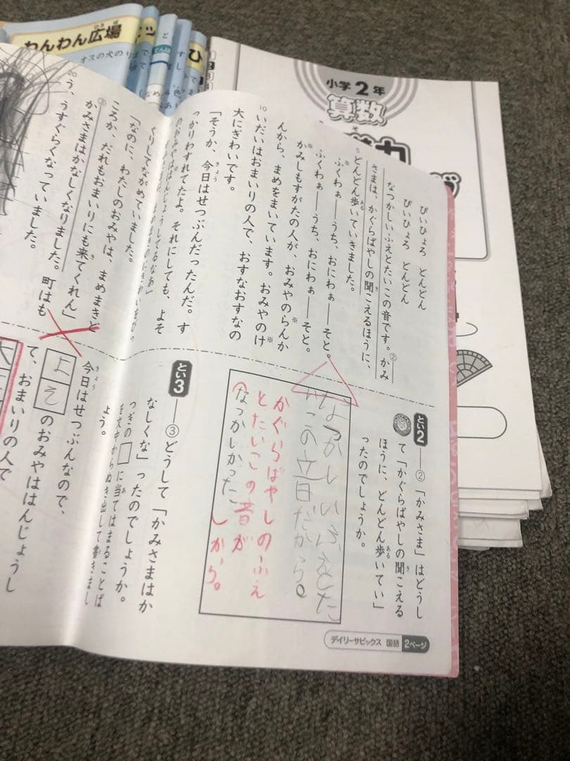 サピックス　2年　2022年度　国算　デイリーサピックス他　中古