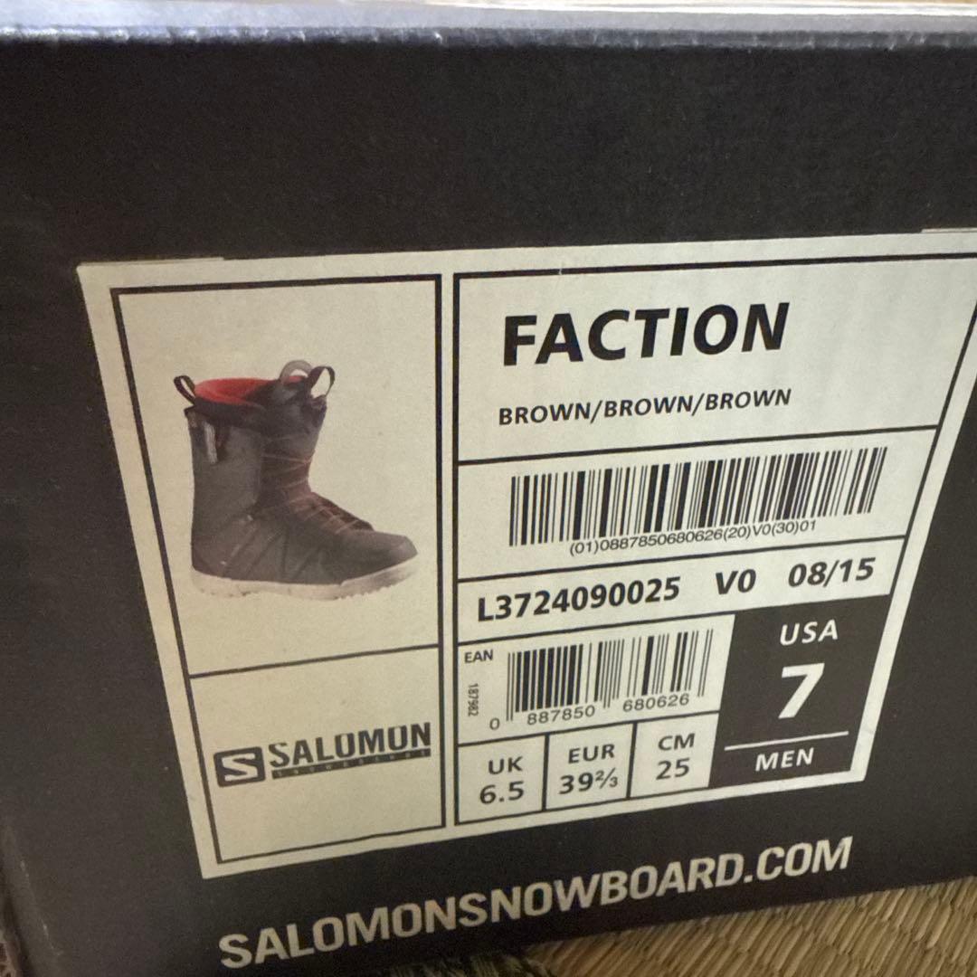 Salomon Faction スノーボードブーツ US 7