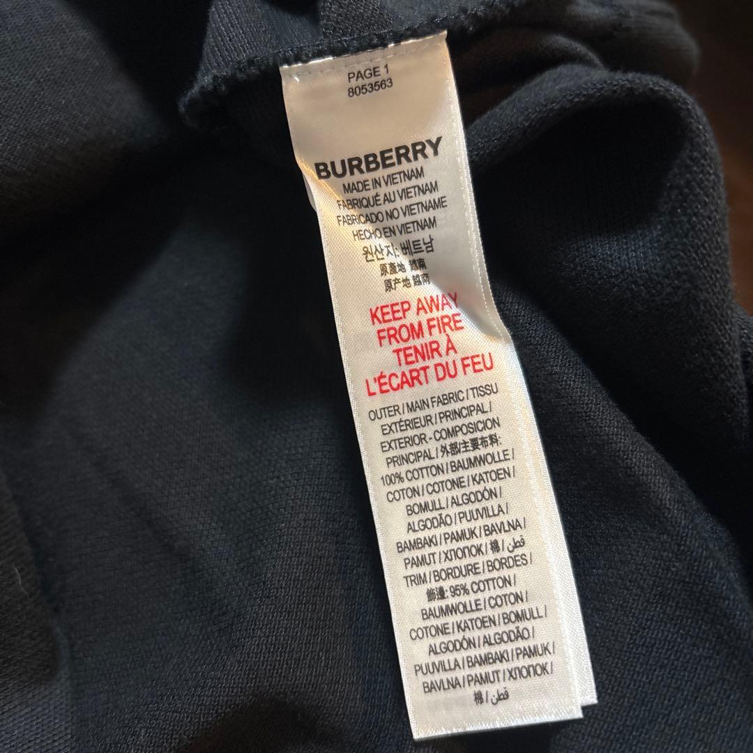 BURBERRYバーバリー キッズ ポロワンピース　8Y　美品　プリーツ