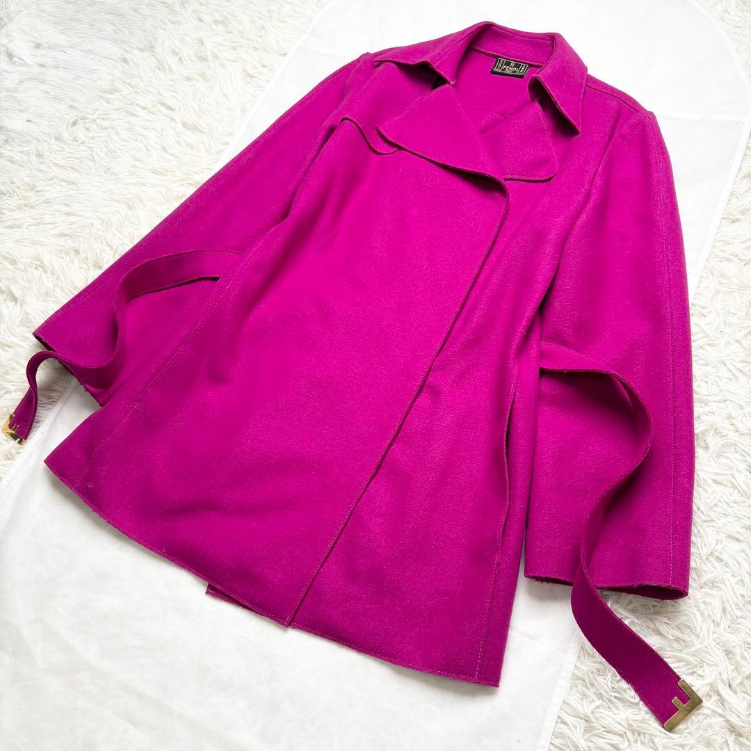 フェンディ ダブルフェイス ハーフコート FFベルト