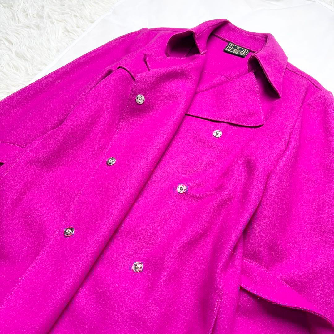 フェンディ ダブルフェイス ハーフコート FFベルト