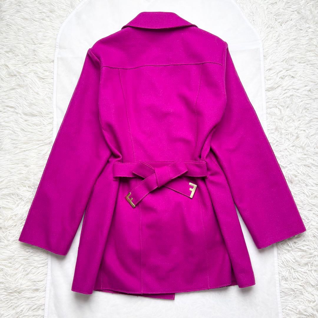 フェンディ ダブルフェイス ハーフコート FFベルト