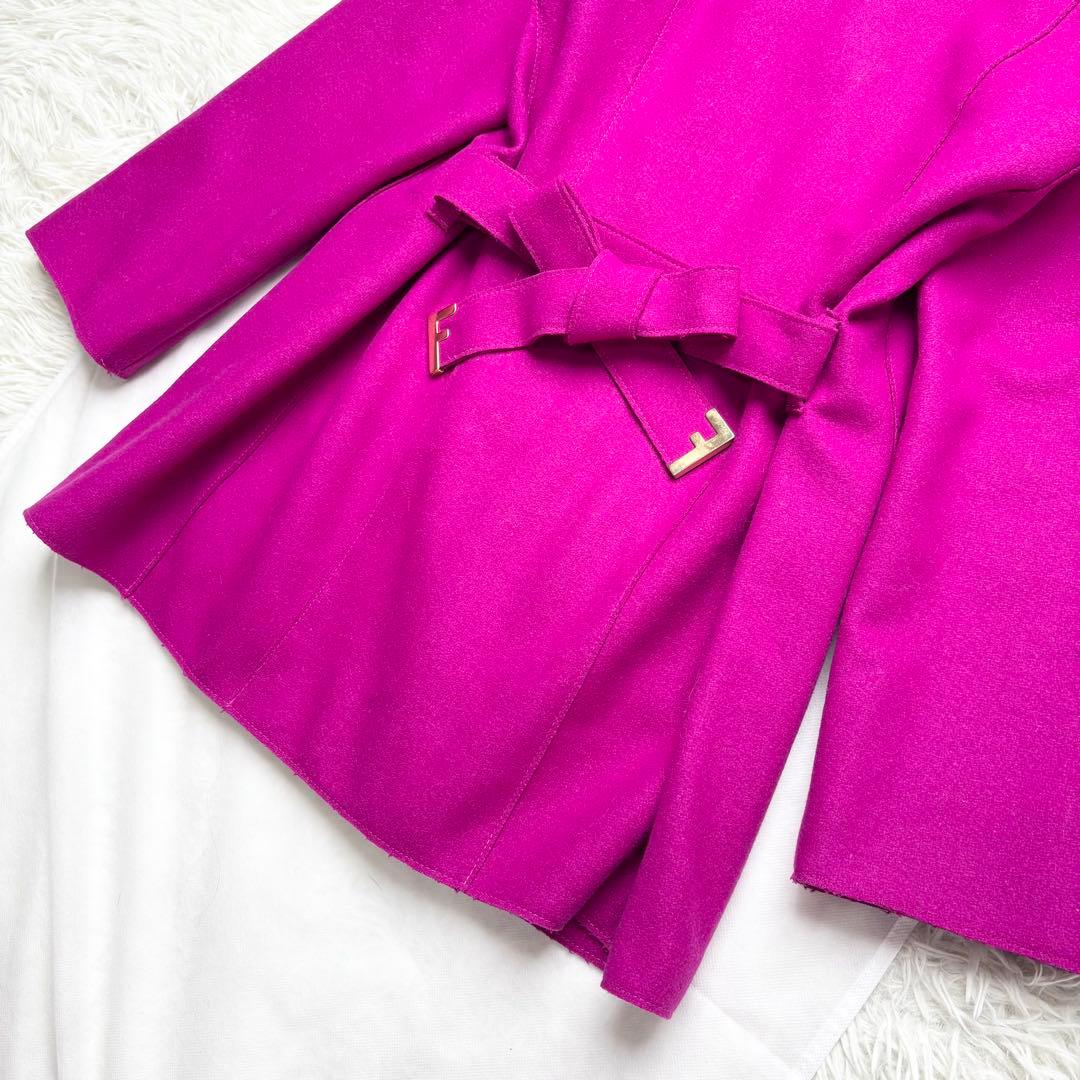 フェンディ ダブルフェイス ハーフコート FFベルト