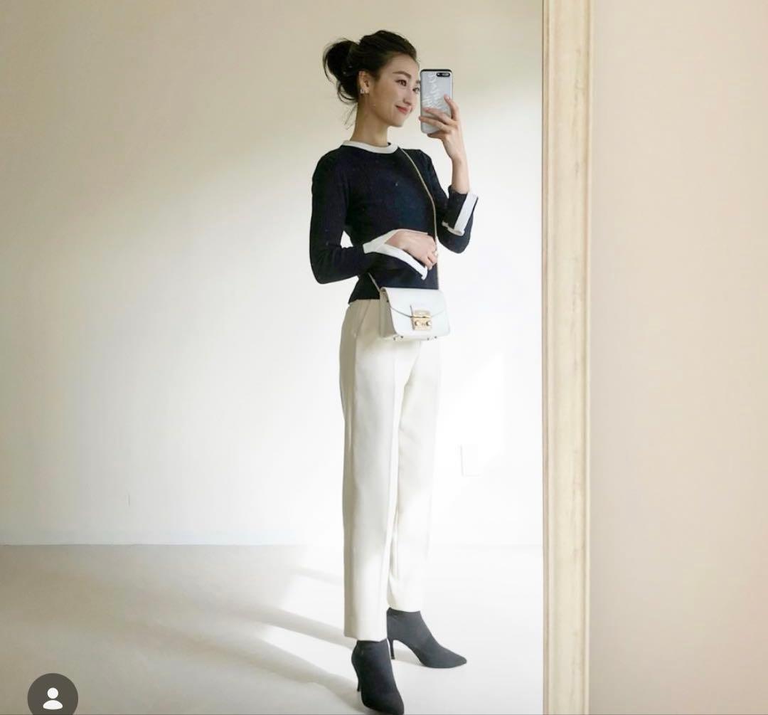 新品タグ付きドゥーズィエムクラス　ホワイトウールパンツ