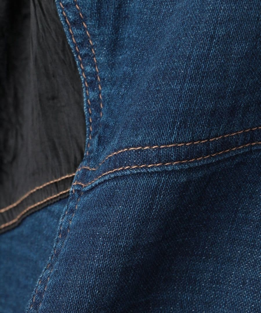 センソユニコ Cube-Cube キューブキューブ ガーゼデニム ベスト 今期！