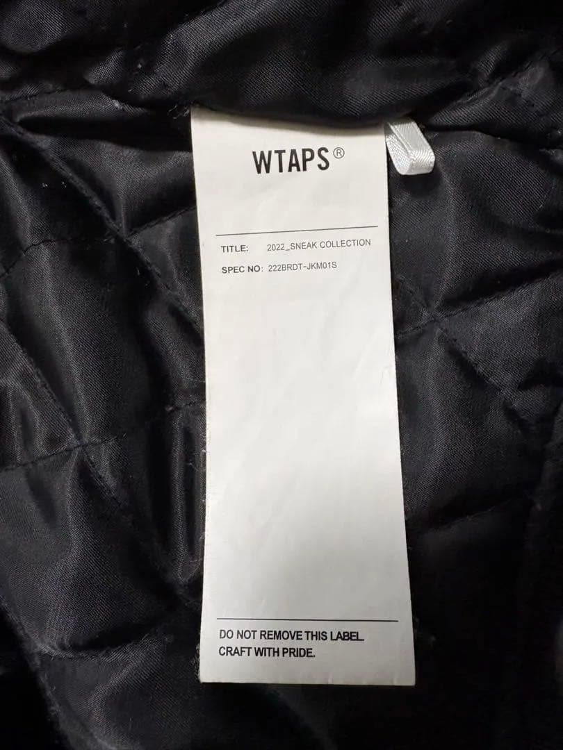 【WTAPS スタジャン 】★ブラック/イエロー