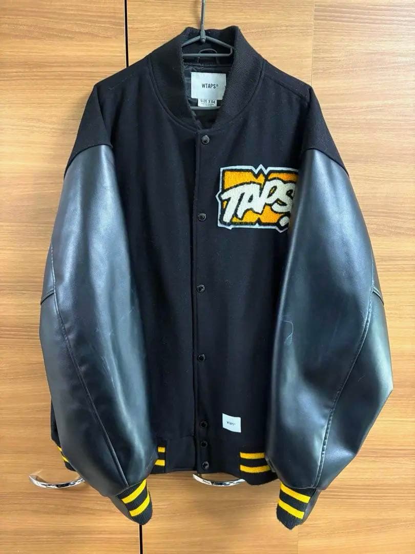 【WTAPS スタジャン 】★ブラック/イエロー