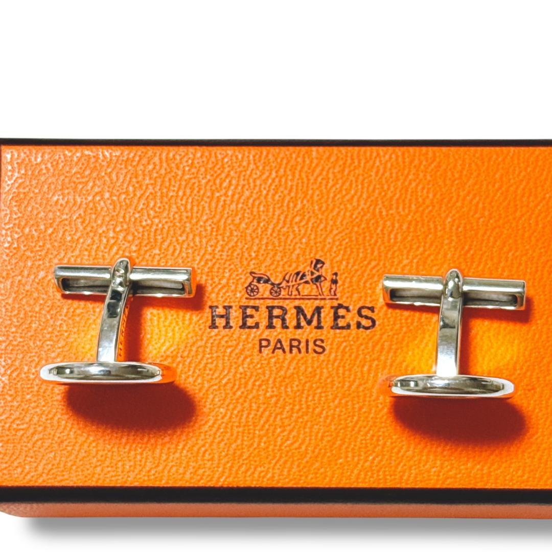 【超美品】エルメス セリエ カフス カフリンクス SV925 シルバー