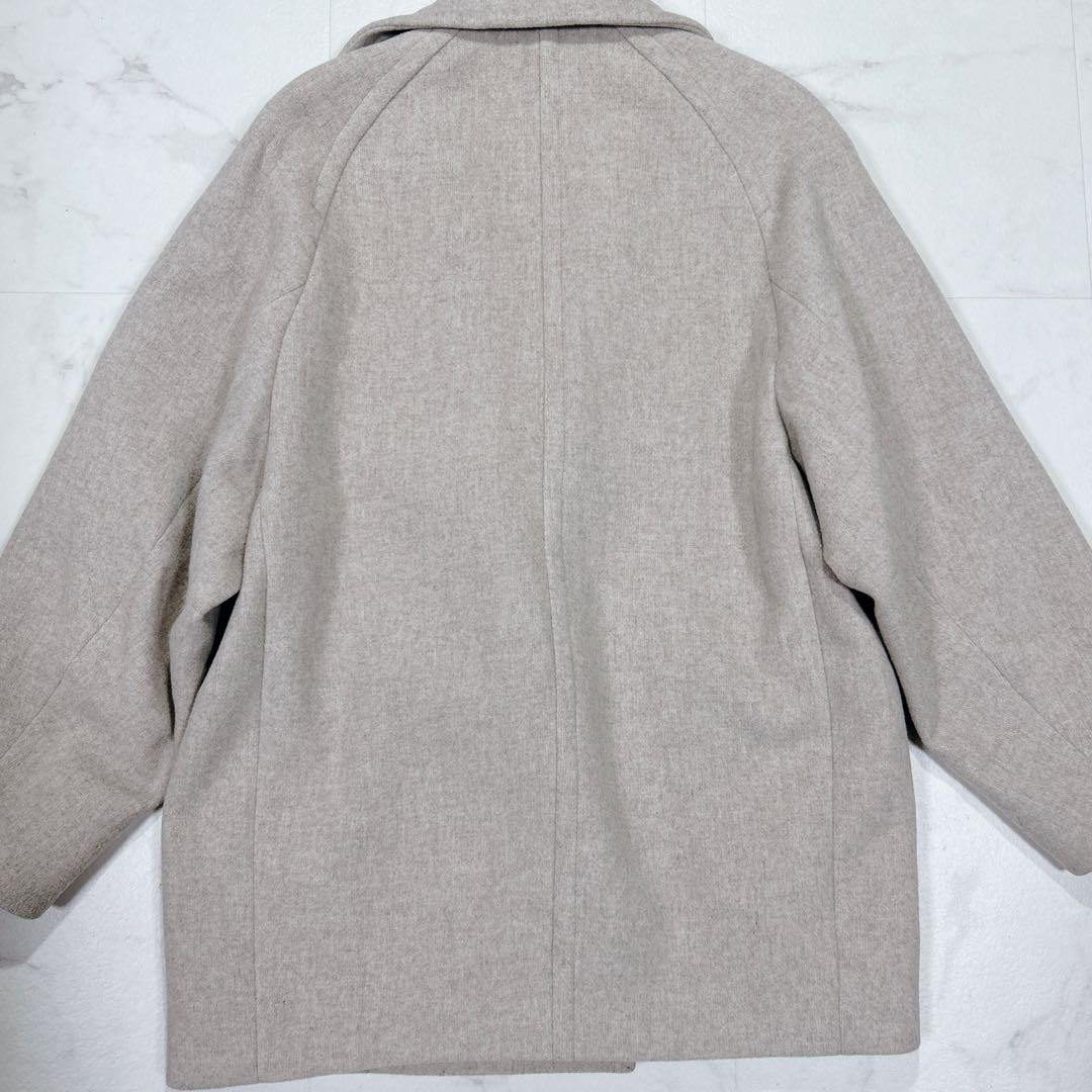 美品 MANTECOメルトンメランジミドル丈コート ユナイテッドアローズ M