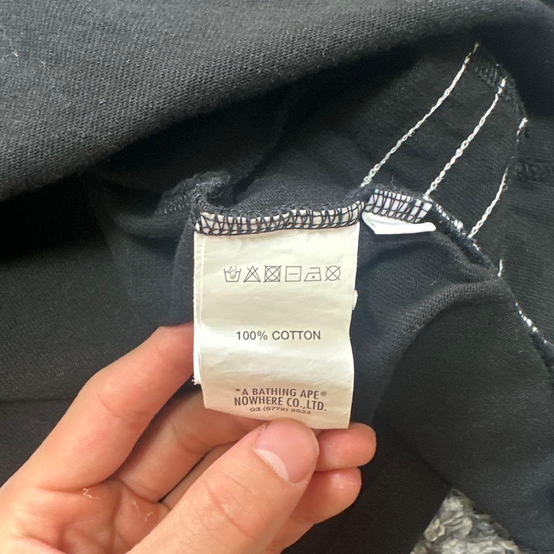 Aape アメリカンフットボールシャツ Lサイズ ブラック