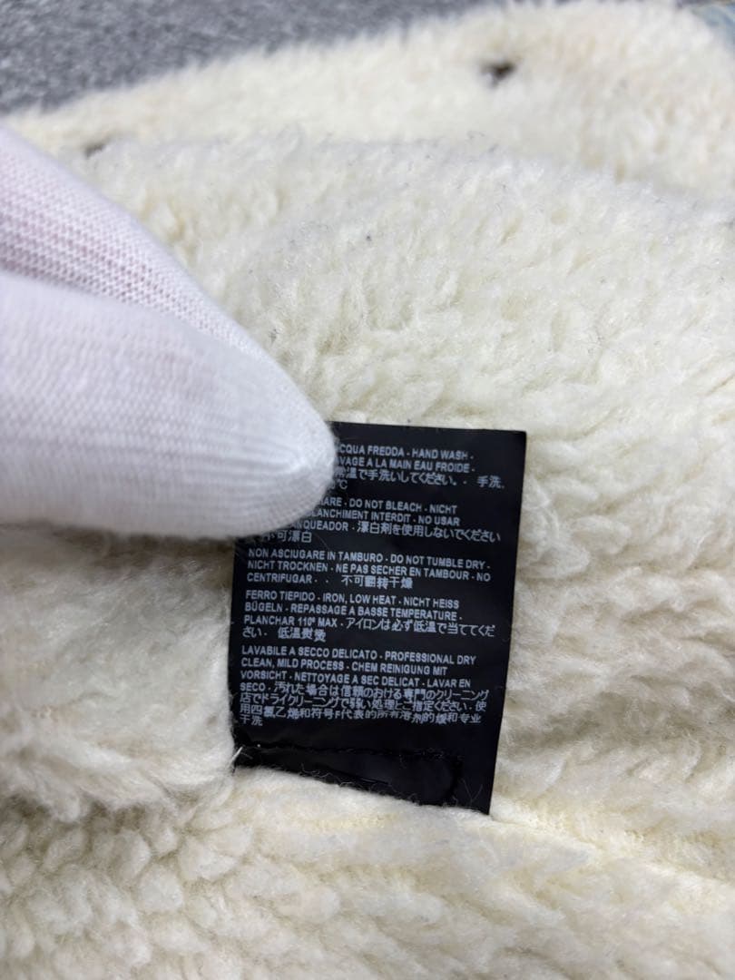 BALENCIAGA ボア襟デニムジャケット