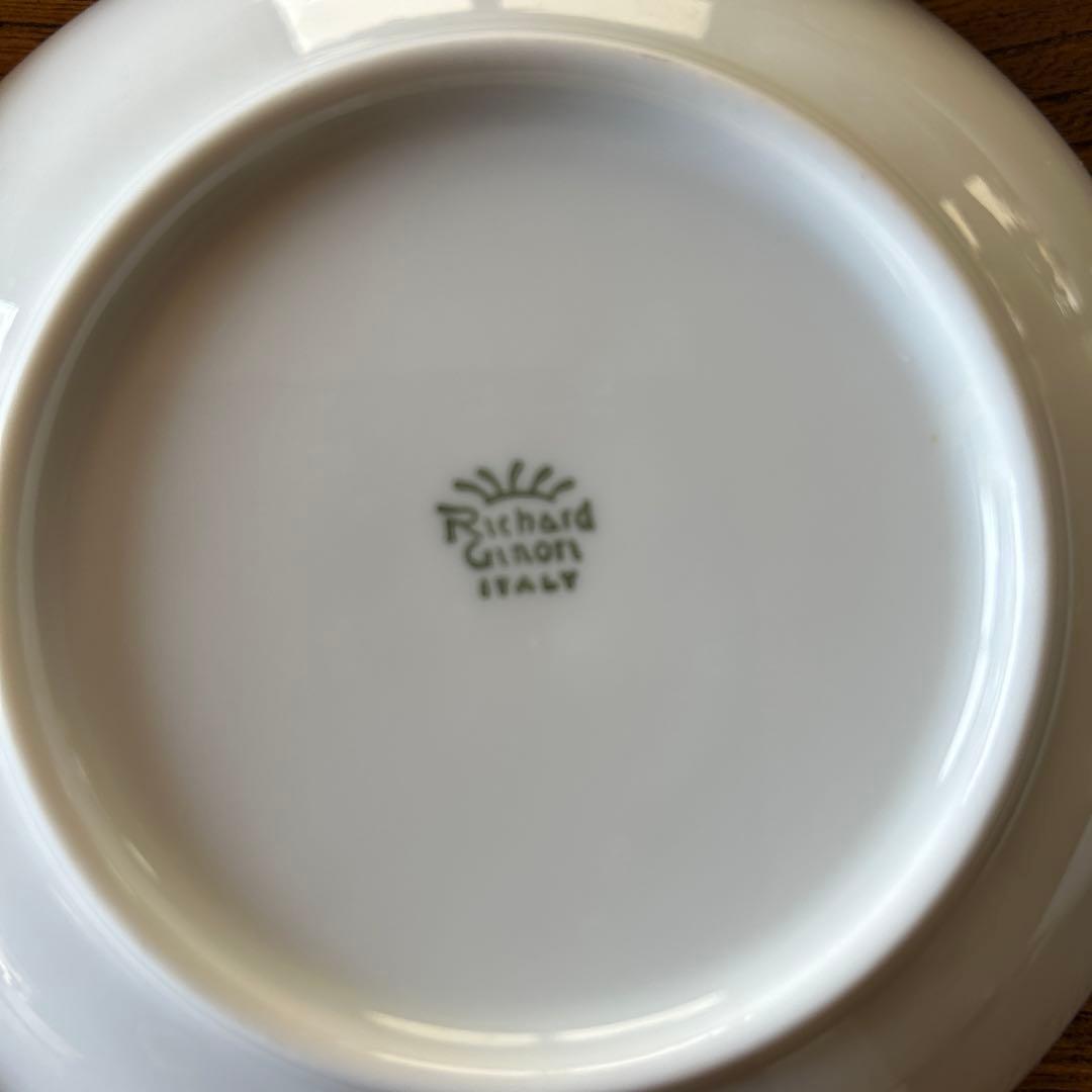 Richard Ginori プラムデザイン皿 6枚セット　(りんご)