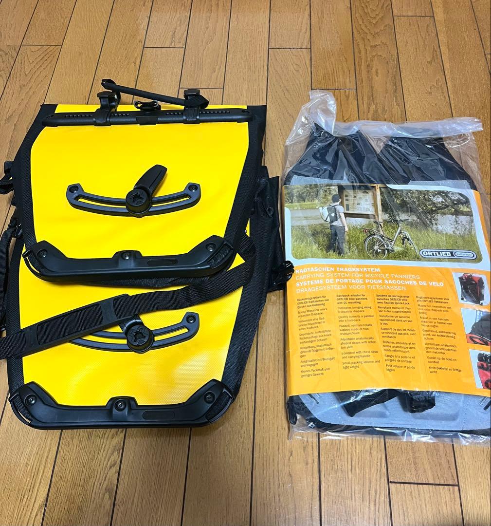 【未使用】ORTLIEB バックローラークラシック　イエロー
