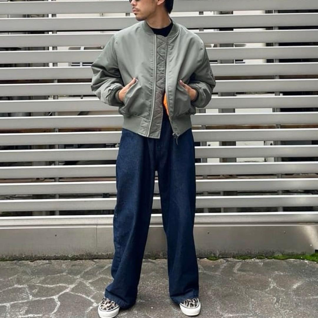 24年 極美品✨ BEAMS サーモライト MA-1 リラックスフィット L