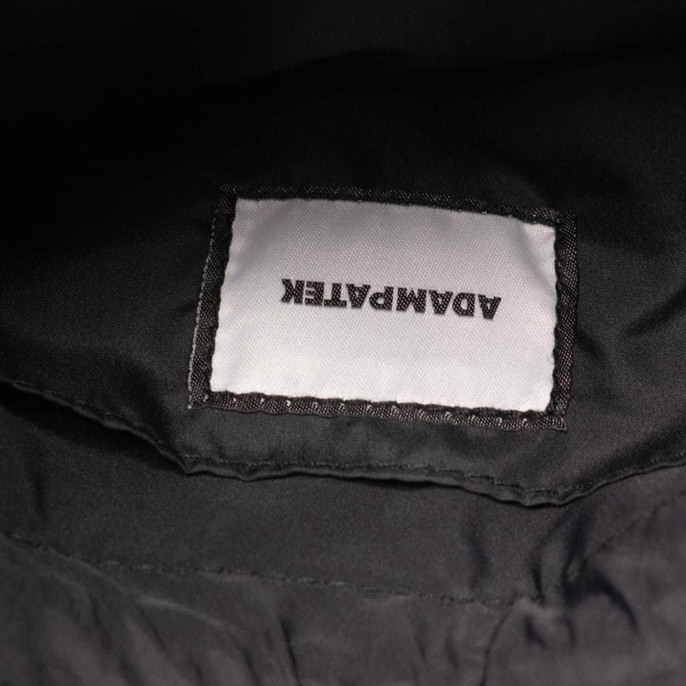 新品 ADAM PATEK アダムパテック シュリンクレザー 2WAY巾着バッグ