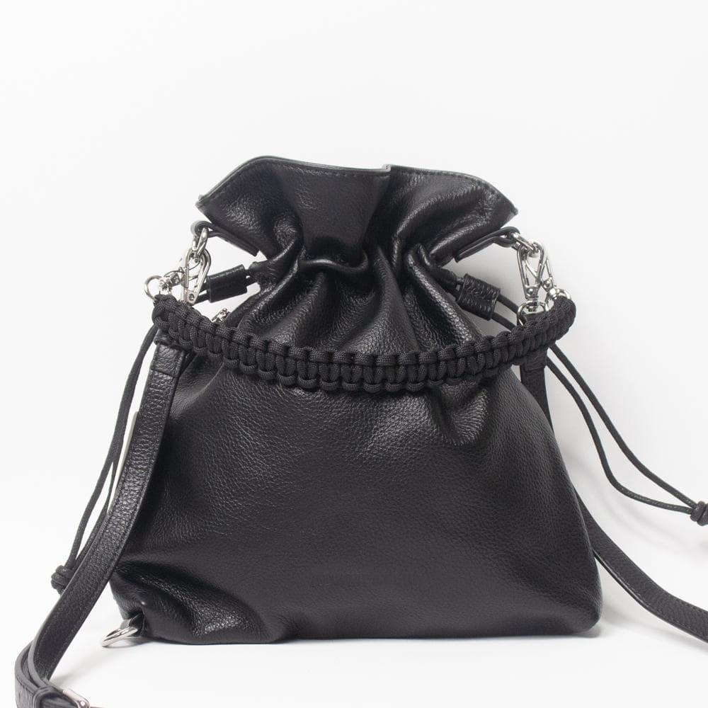 新品 ADAM PATEK アダムパテック シュリンクレザー 2WAY巾着バッグ