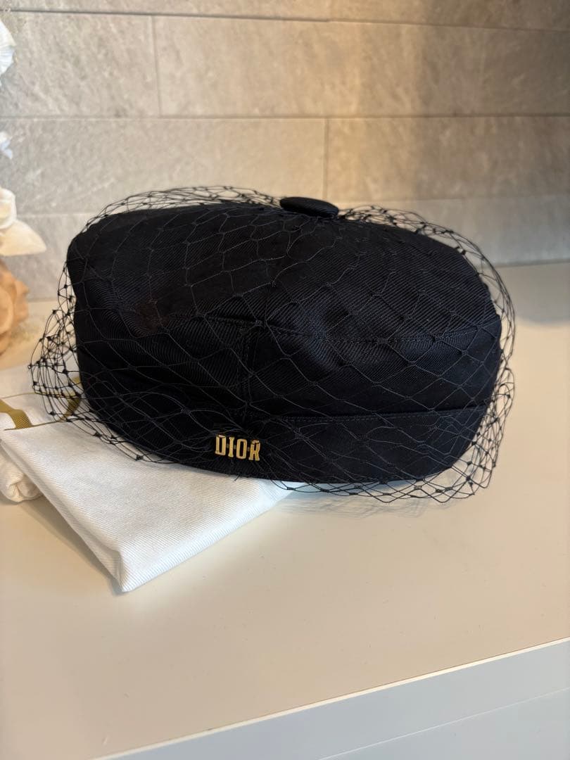 Dior キャスケット　チュール　ハット　帽子　ディオール