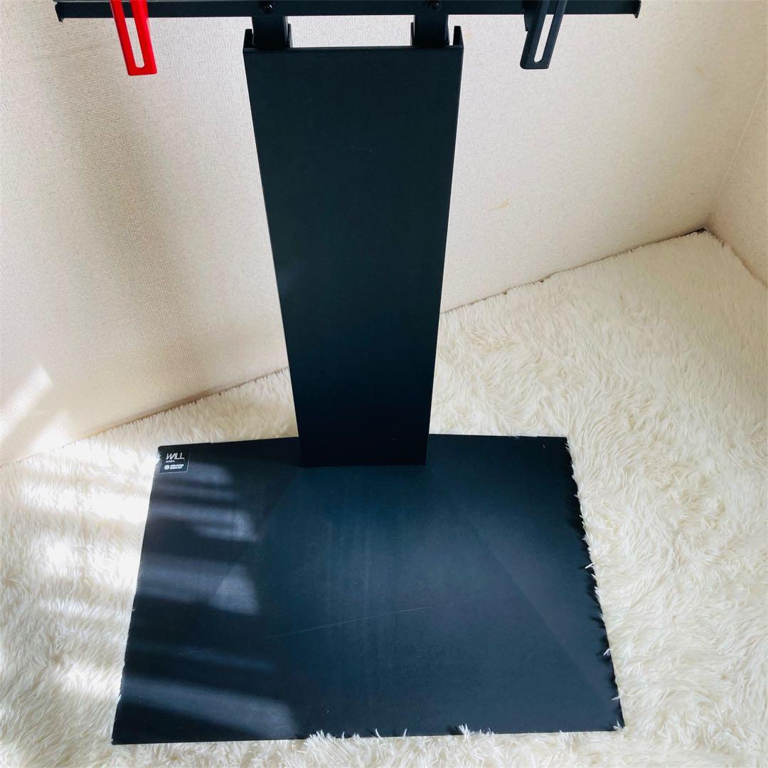 【EQUALS】テレビスタンド 壁寄せ V3 ハイタイプ　黒