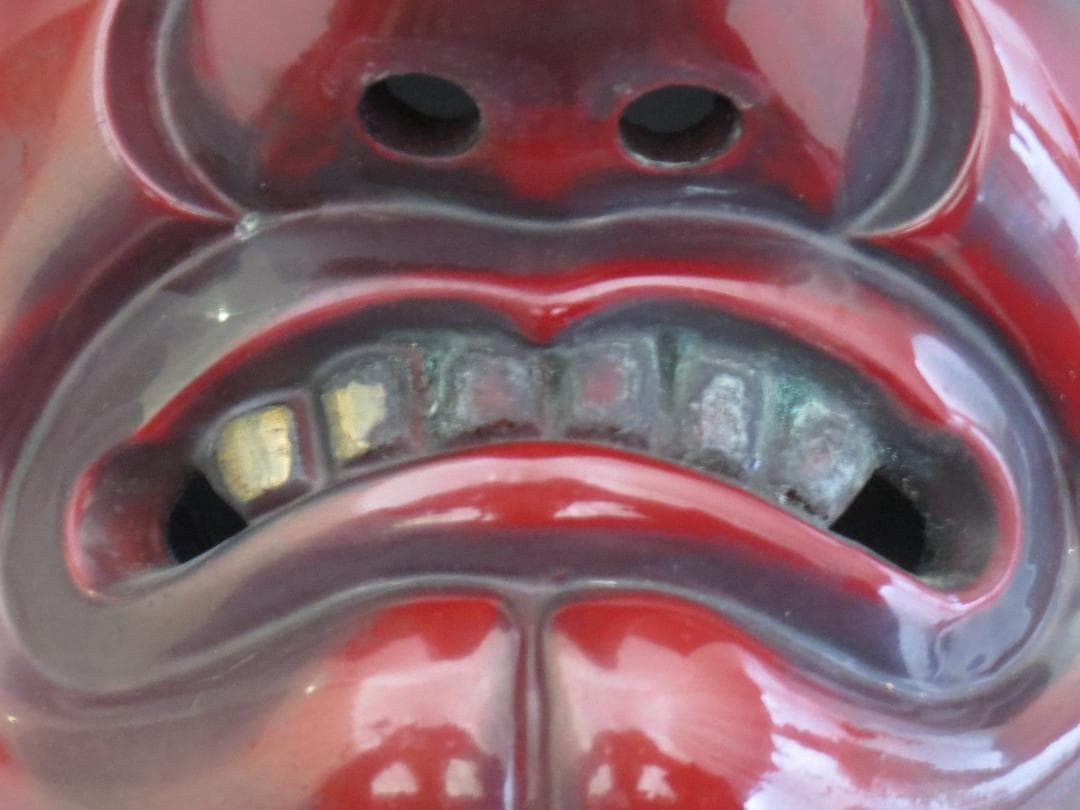 備中神楽 清己作　小天狗　お面 ★神楽面・能面・能楽・日本伝統工芸・備中民藝