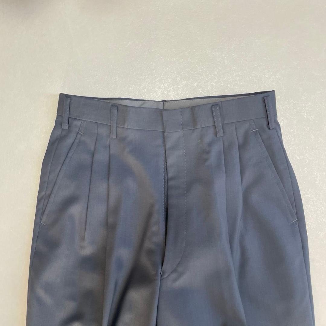 タグ付き 90s セットアップ ダブルスーツ ブルー×イエロー 成人式