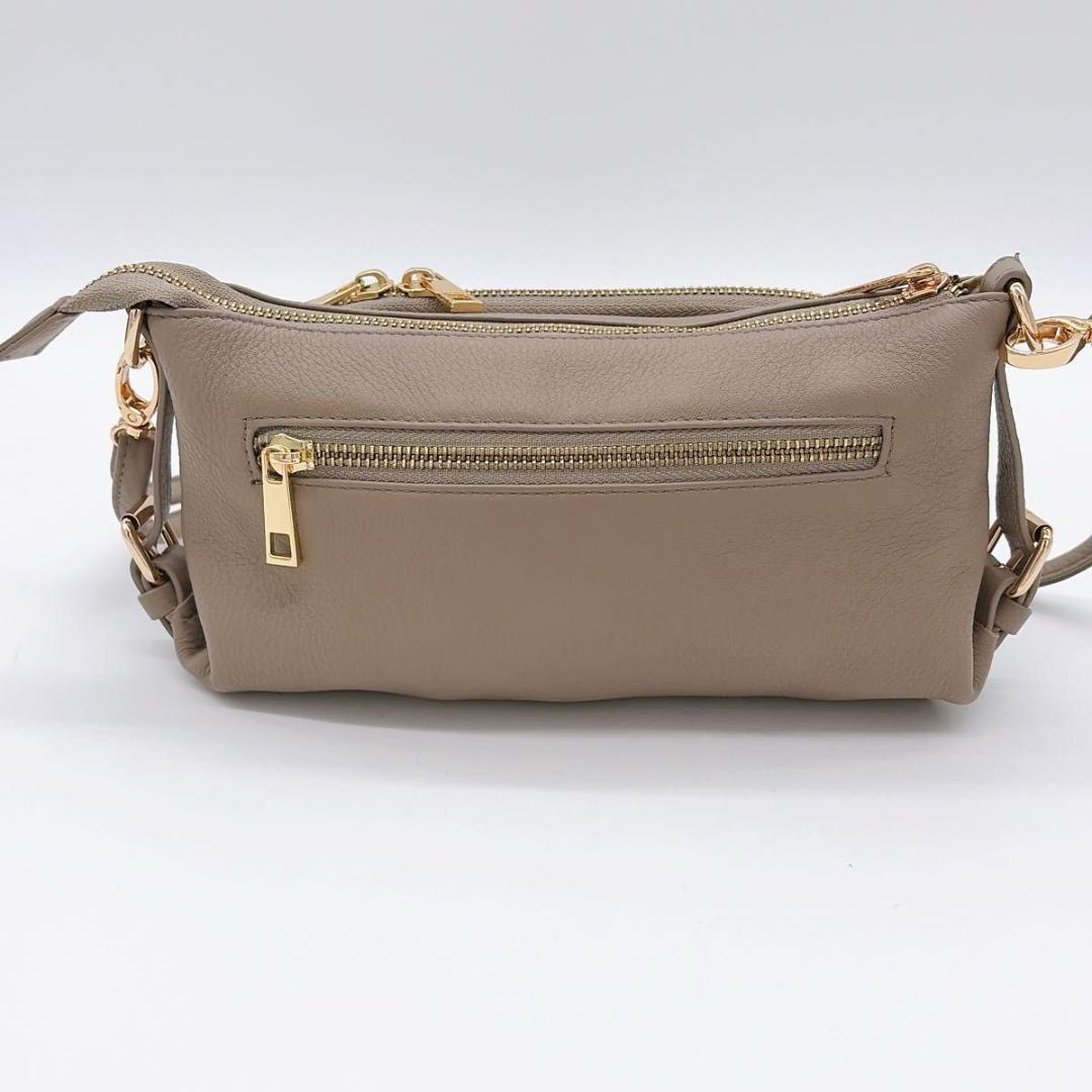 極美品 イマイバッグ キー お財布ポシェット ウォレットショルダーバッグ 本革