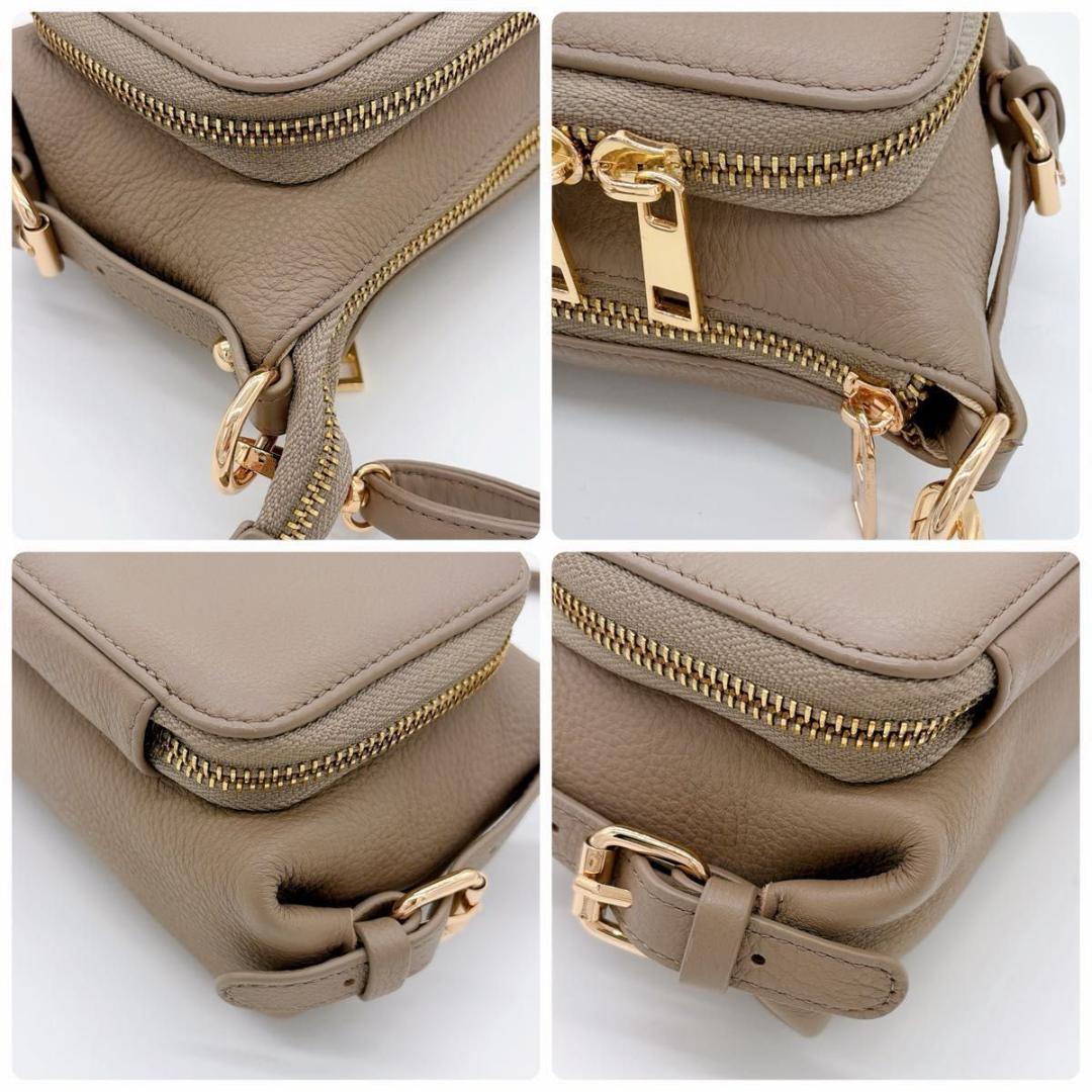 極美品 イマイバッグ キー お財布ポシェット ウォレットショルダーバッグ 本革