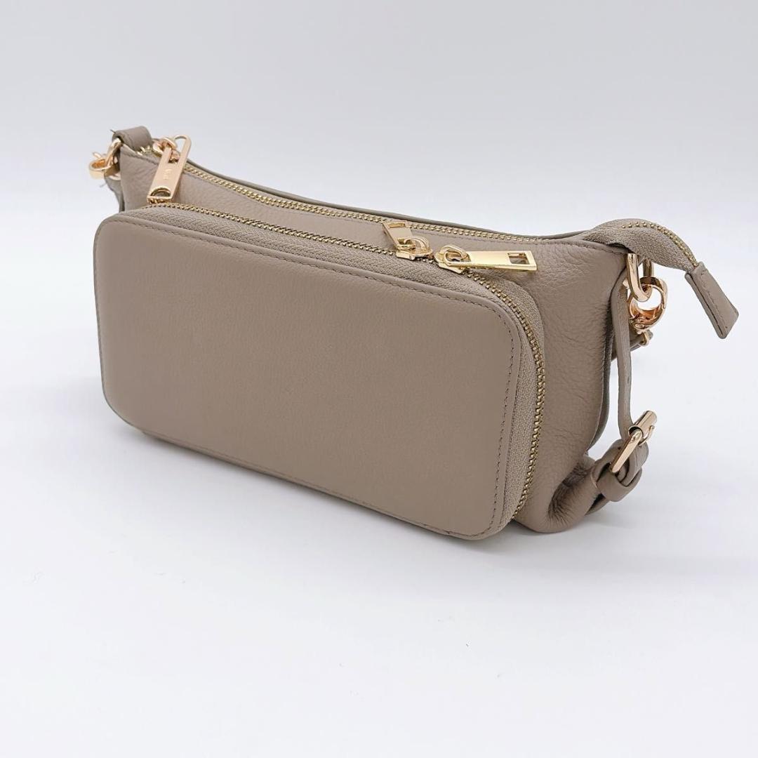 極美品 イマイバッグ キー お財布ポシェット ウォレットショルダーバッグ 本革