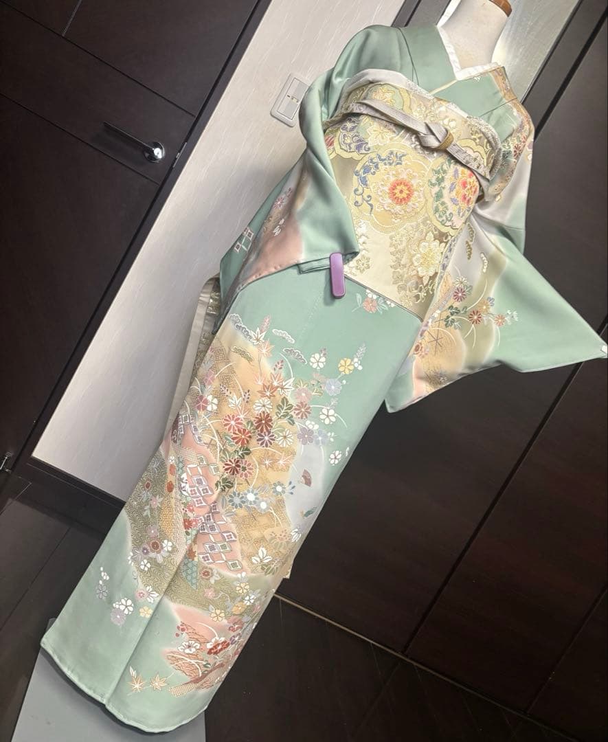 金駒刺繍　訪問着　フルセット　入学式　卒業式　お宮参り