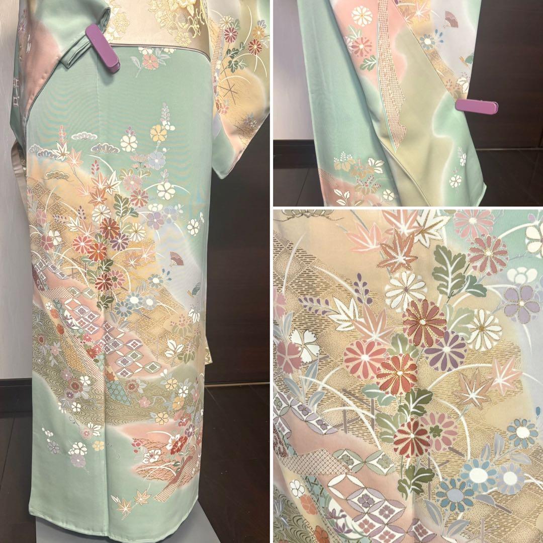 金駒刺繍　訪問着　フルセット　入学式　卒業式　お宮参り