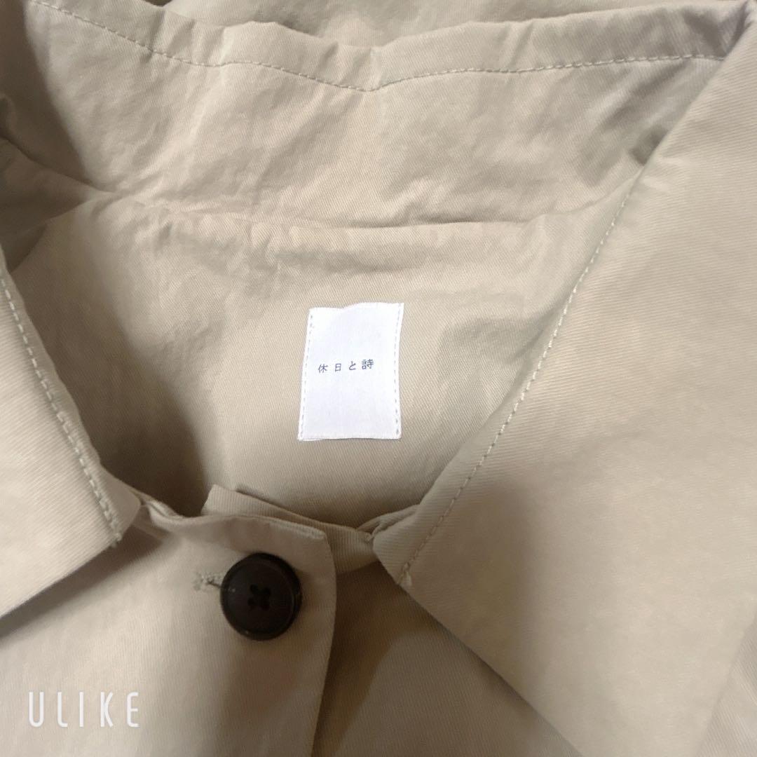 tanday 休日と詩　トラフィックコート　カーキベージュ
