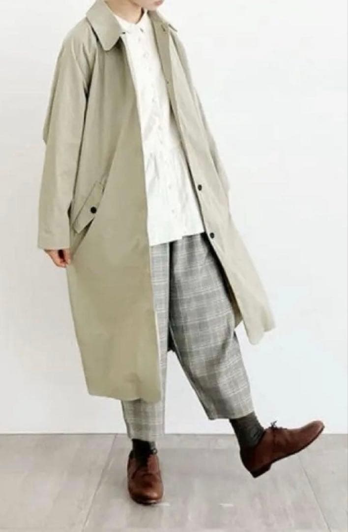 tanday 休日と詩　トラフィックコート　カーキベージュ